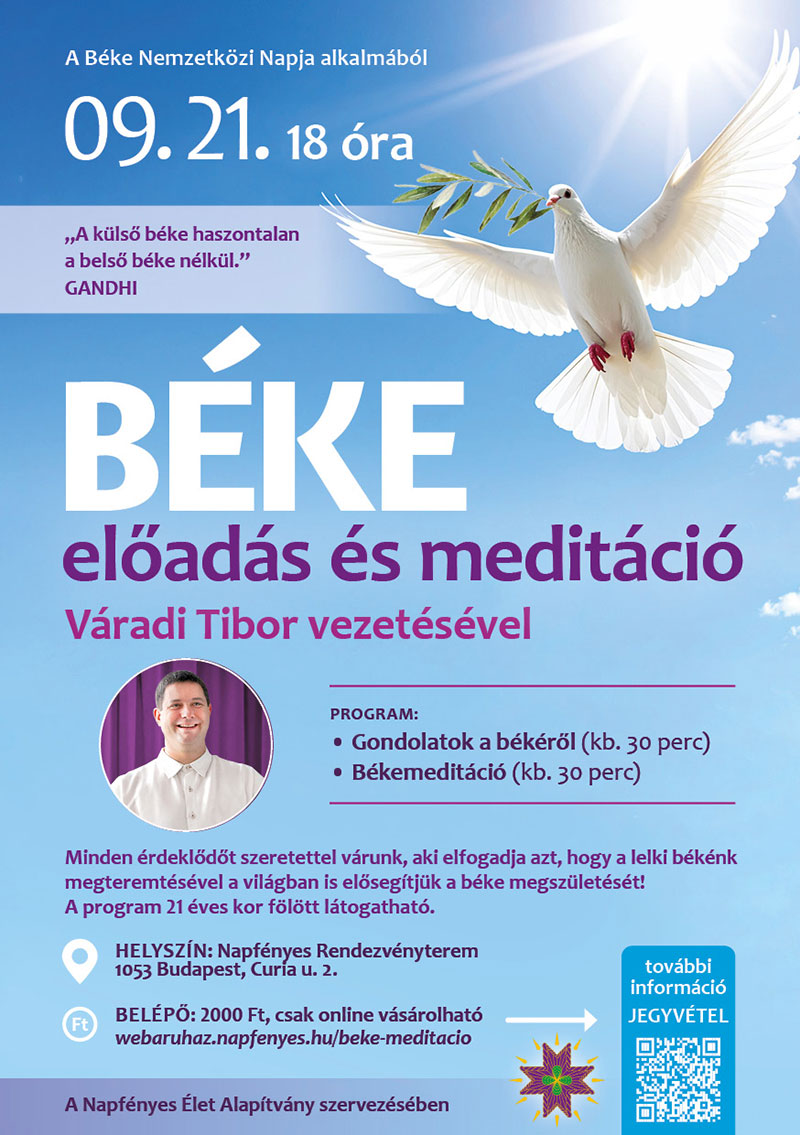 Nyitóoldal 13 Béke meditáció